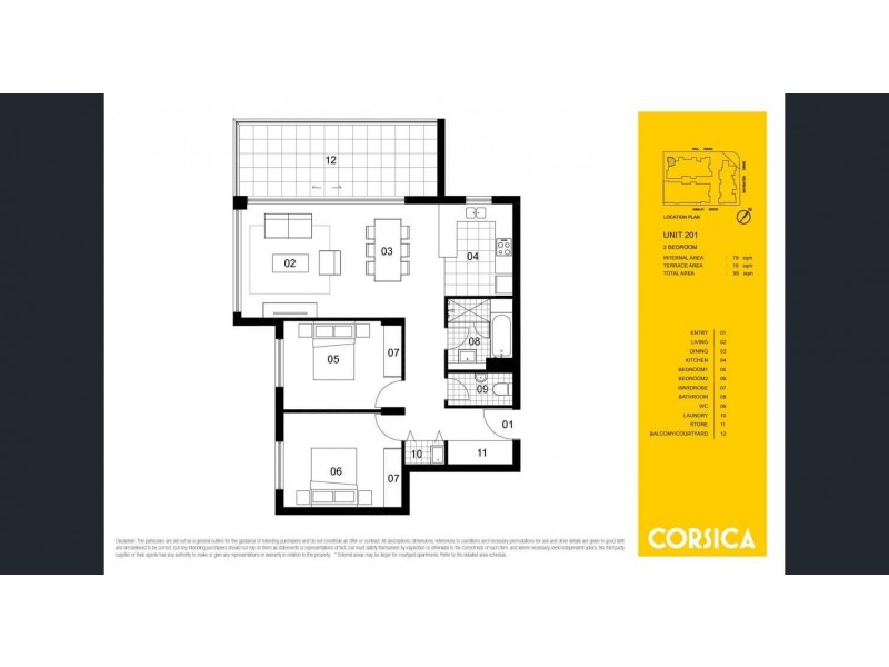 201/25 Hill Road, Wentworth Point NSW 2127 Floorplan