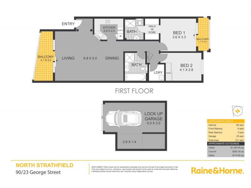 90/23 George Street, North Strathfield NSW 2137 Floorplan