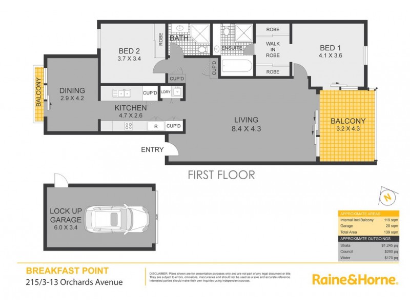 215/3-13 Orchards Avenue, Breakfast Point NSW 2137 Floorplan