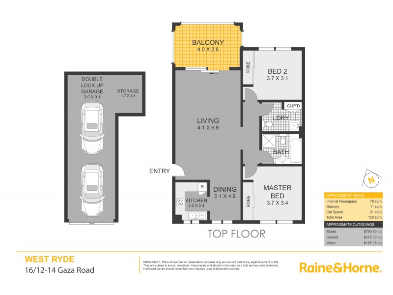 16/12-14 Gaza Road, West Ryde NSW 2114 Floorplan