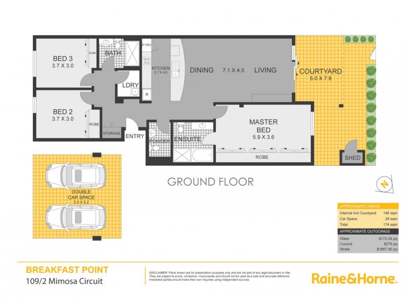 109/2-10 Mimosa Circuit, Breakfast Point NSW 2137 Floorplan
