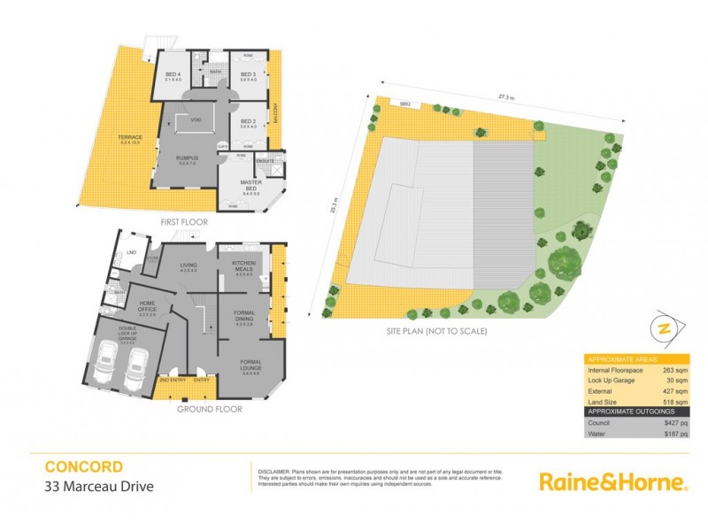 33 Marceau Drive, Concord NSW 2137 Floorplan