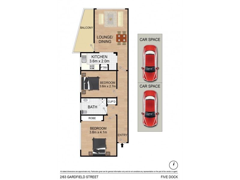 2/63 Garfield Street, Five Dock NSW 2046 Floorplan