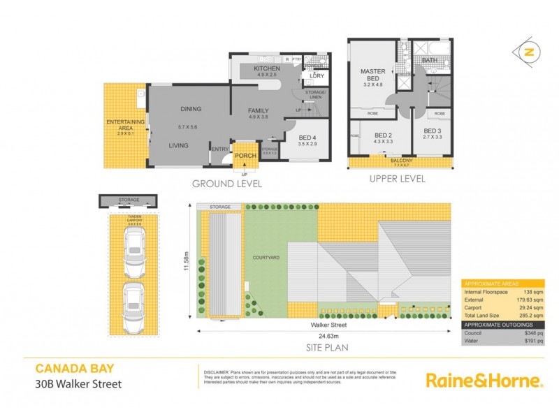 30B Walker Street, Canada Bay NSW 2046 Floorplan