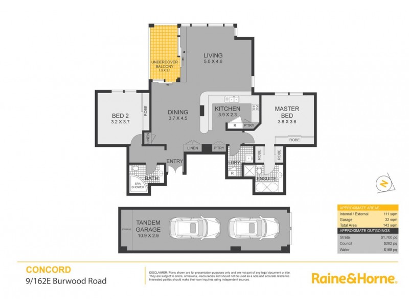 9/162E Burwood Road, Concord NSW 2137 Floorplan