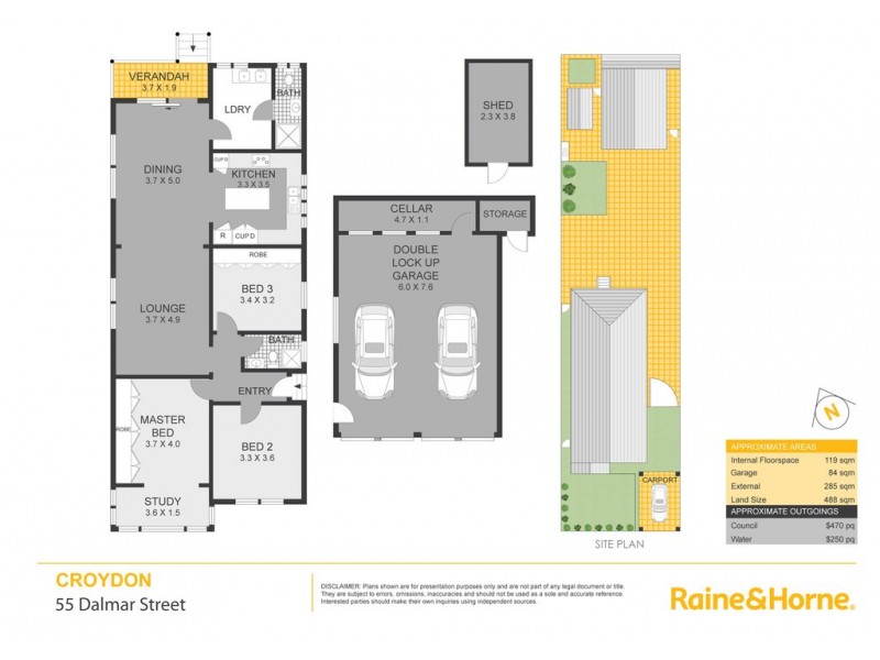 55 Dalmar Street, Croydon NSW 2132 Floorplan