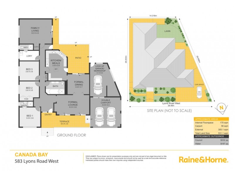 583 Lyons Road West, Canada Bay NSW 2046 Floorplan