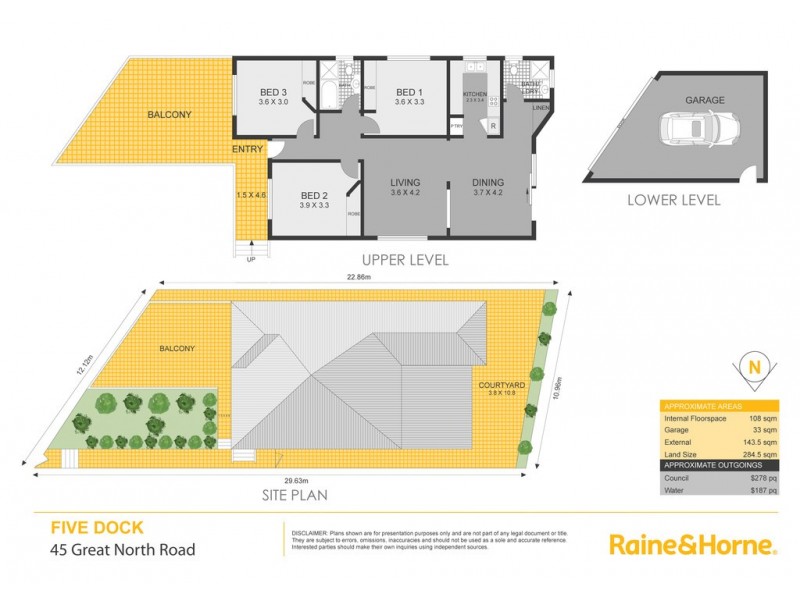 45 Great North Road, Five Dock NSW 2046 Floorplan