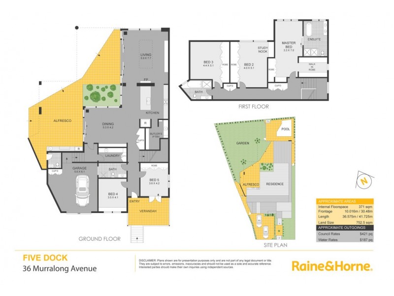 36 Murralong Avenue, Five Dock NSW 2046 Floorplan