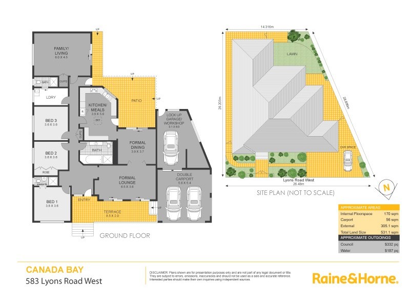 583 Lyons Road West, Canada Bay NSW 2046 Floorplan