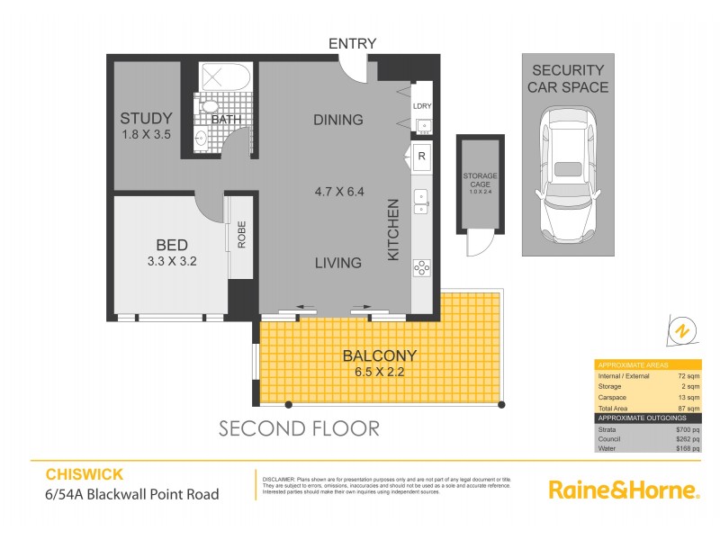 6/54a Blackwall Point Road, Chiswick NSW 2046 Floorplan