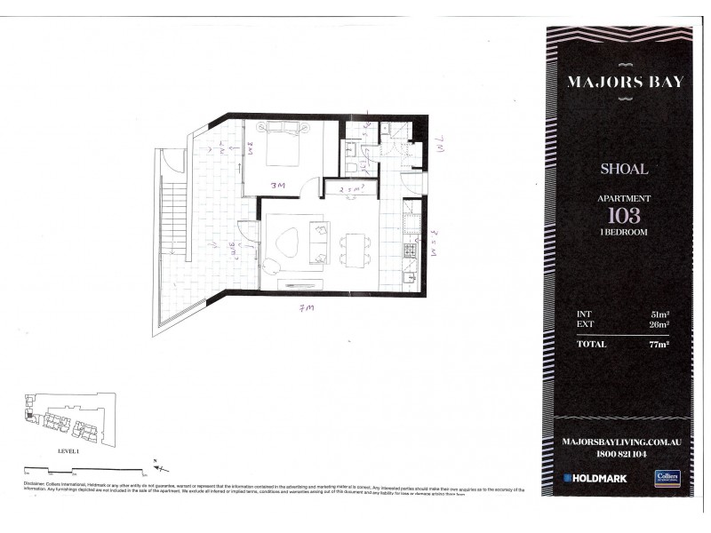 103/2 Northcote Street, Mortlake NSW 2137 Floorplan