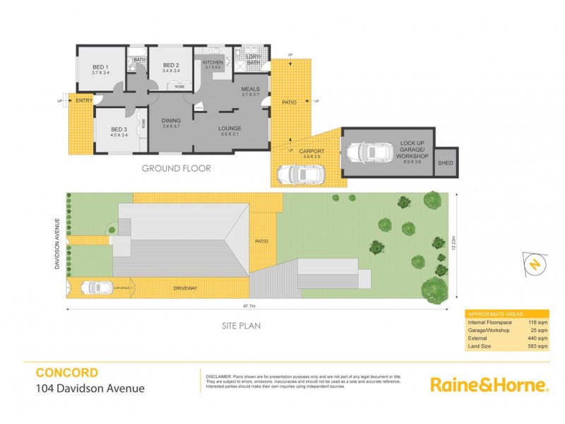 104 Davidson Avenue, Concord NSW 2137 Floorplan
