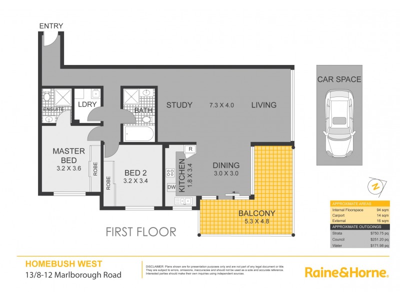 13/8-12 Marlborough Road, Homebush West NSW 2140 Floorplan