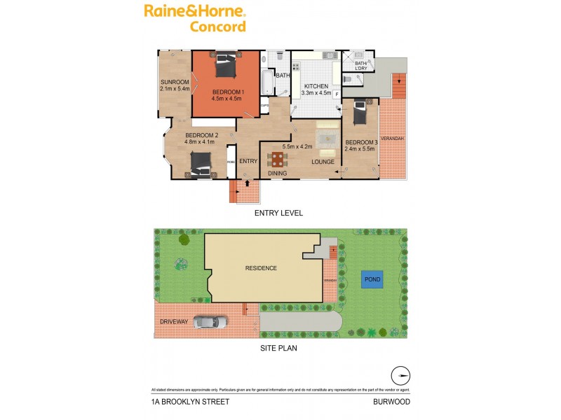 1a Brooklyn Street, Burwood NSW 2134 Floorplan