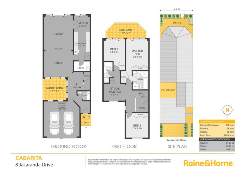 8 Jacaranda Drive, Cabarita NSW 2137 Floorplan