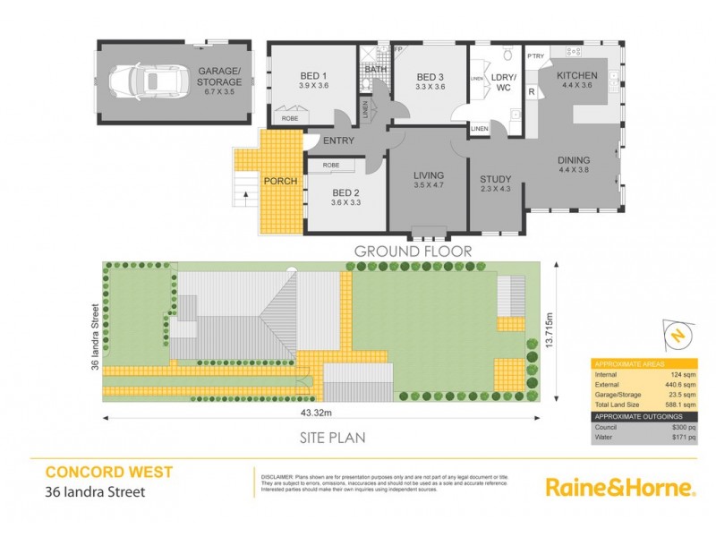 36 Iandra Street, Concord West NSW 2138 Floorplan