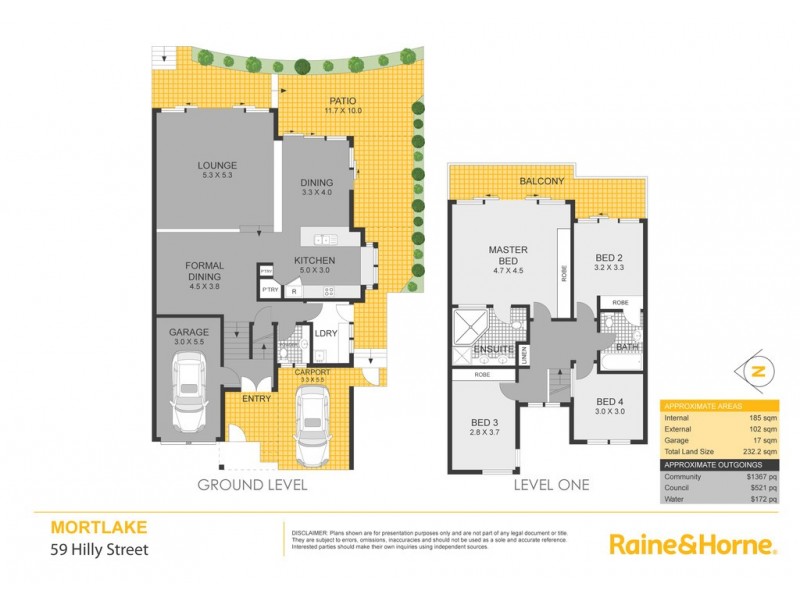 59 Hilly Street, Mortlake NSW 2137 Floorplan