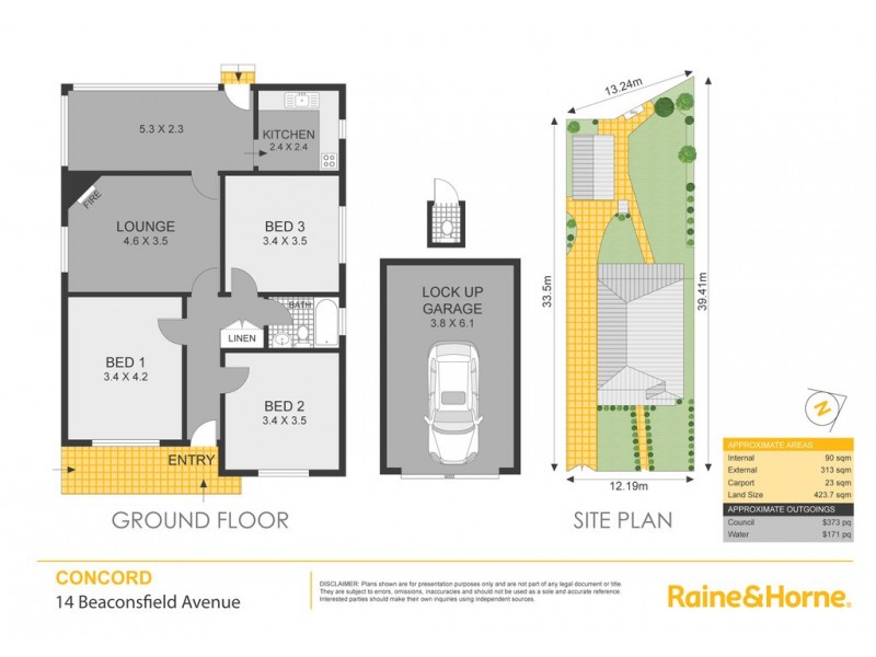 14 Beaconsfield Avenue, Concord NSW 2137 Floorplan