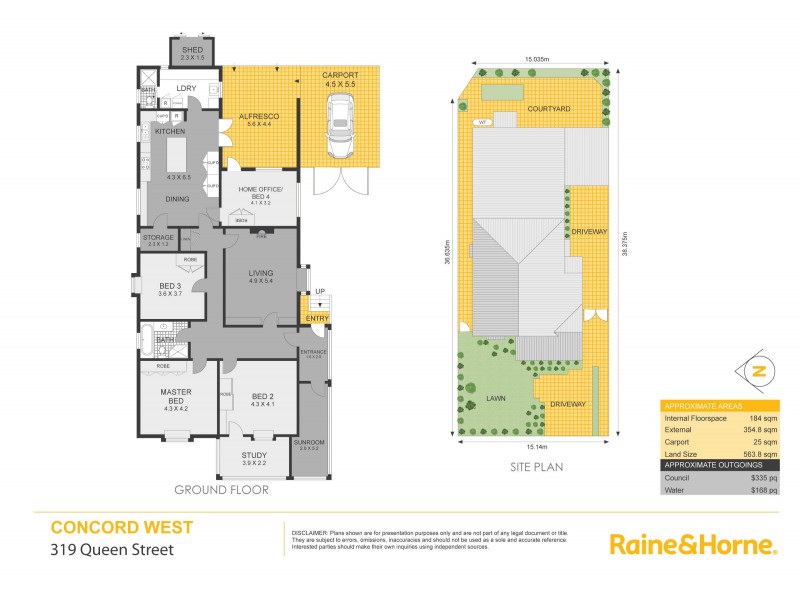 319 Queen Street, Concord West NSW 2138 Floorplan