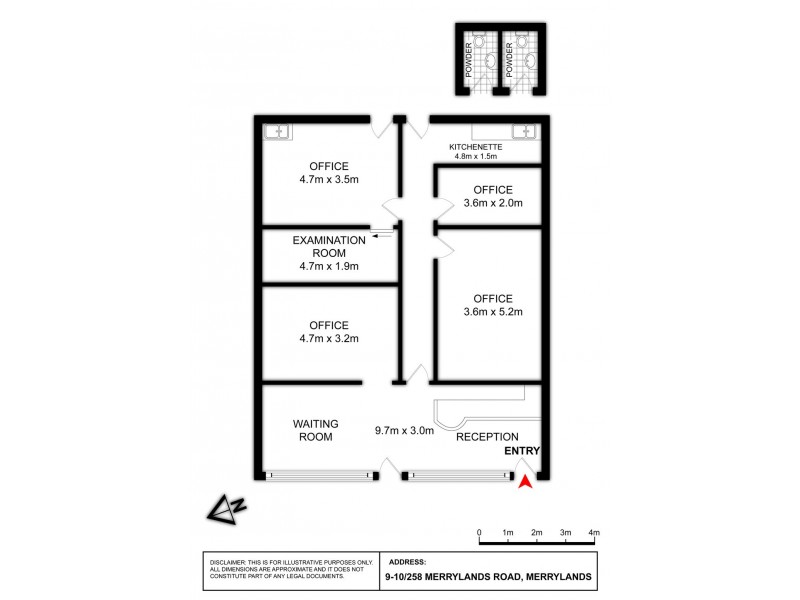 9 and 10/258 Merrylands Road, Merrylands NSW 2160 Floorplan