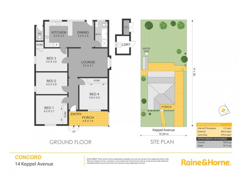 14 Keppel Avenue, Concord NSW 2137 Floorplan