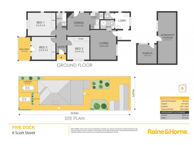 6 Scott Street, Five Dock NSW 2046 Floorplan