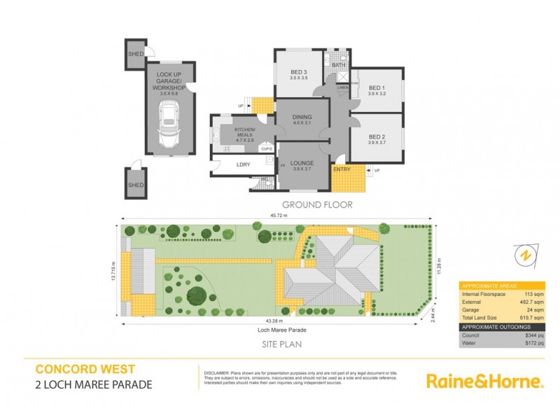 2 Loch Maree Parade, Concord West NSW 2138 Floorplan