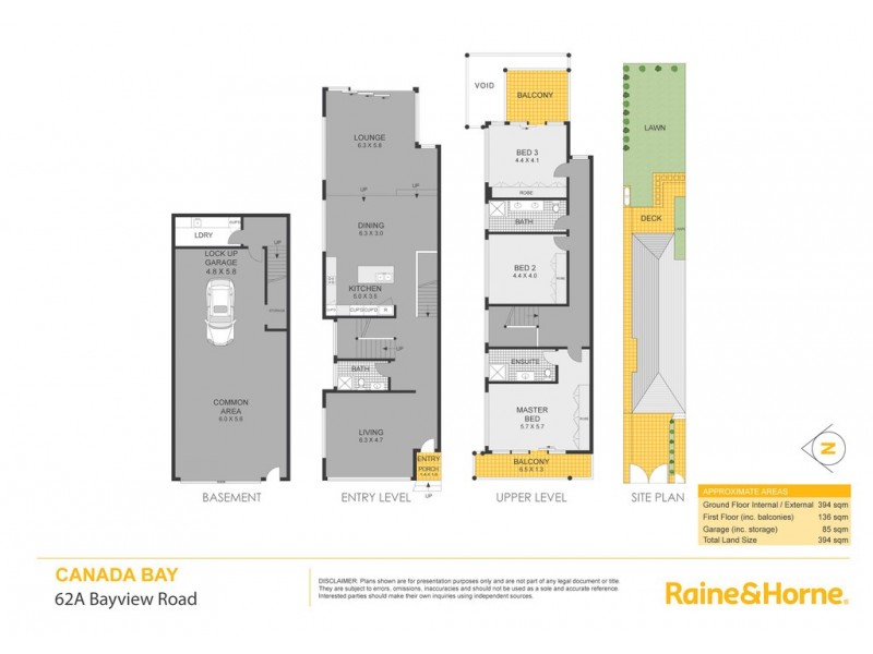 62a Bayview Road, Canada Bay NSW 2046 Floorplan