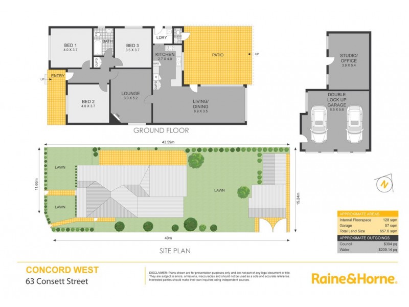 63 Consett Street, Concord West NSW 2138 Floorplan