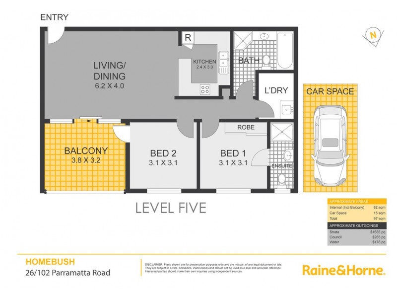 26/102 Parramatta Road, Homebush NSW 2140 Floorplan