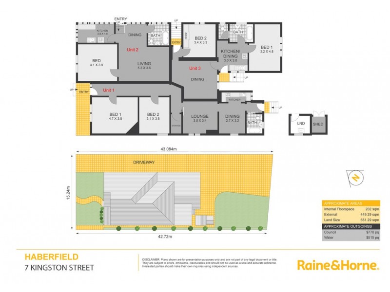 7 Kingston Street, Haberfield NSW 2045 Floorplan