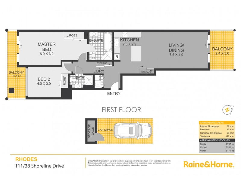 111/38 Shoreline Drive, Rhodes NSW 2138 Floorplan