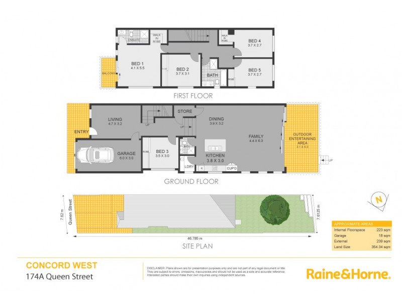 174a Queen Street, Concord West NSW 2138 Floorplan