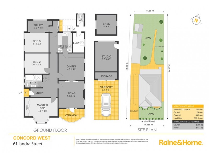 61 Iandra Street, Concord West NSW 2138 Floorplan