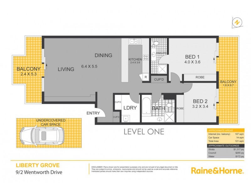 9/2 Wentworth Drive, Liberty Grove NSW 2138 Floorplan