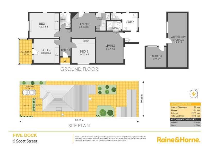 6 Scott Street, Five Dock NSW 2046 Floorplan