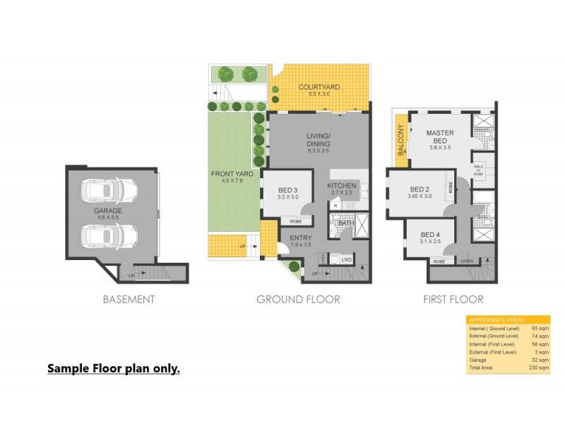 3/55-57 Gipps Street, Concord NSW 2137 Floorplan