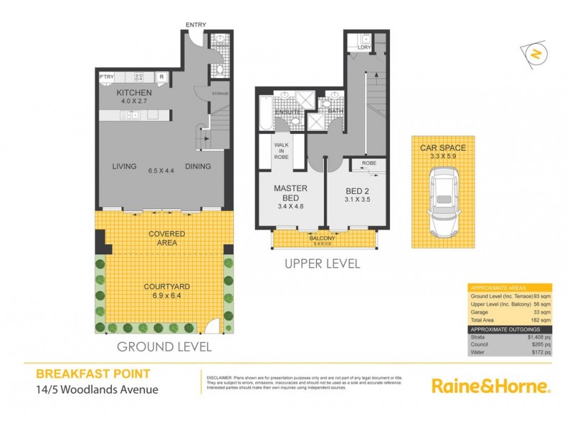 14/5 Woodlands Avenue, Breakfast Point NSW 2137 Floorplan