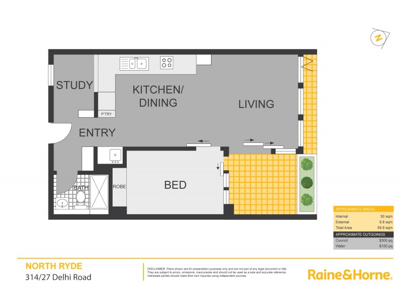314/27-37 Delhi Rd, North Ryde NSW 2113 Floorplan