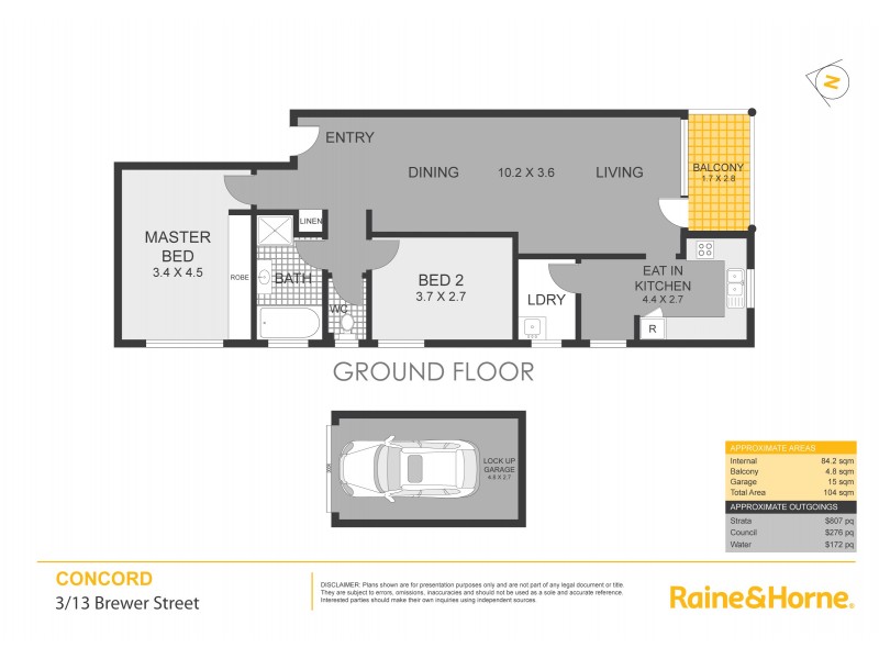 3/13 Brewer Street, Concord NSW 2137 Floorplan