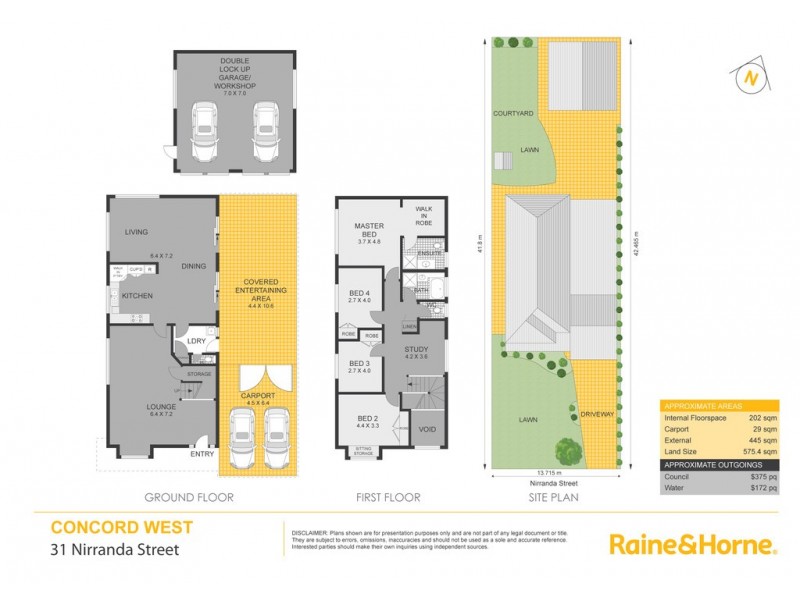31 Nirranda Street, Concord West NSW 2138 Floorplan