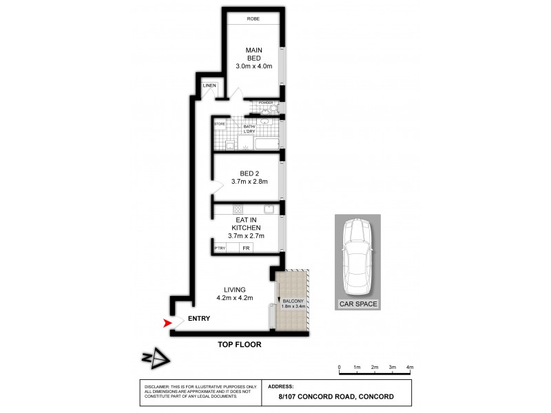8/107 Concord Road, Concord NSW 2137 Floorplan