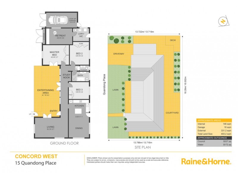15 Quandong Place, Concord West NSW 2138 Floorplan
