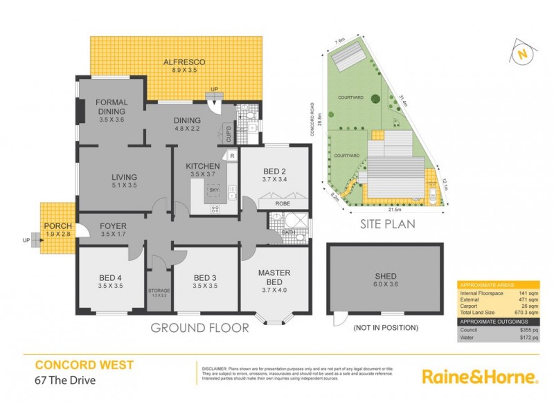 67 The Drive, Concord West NSW 2138 Floorplan