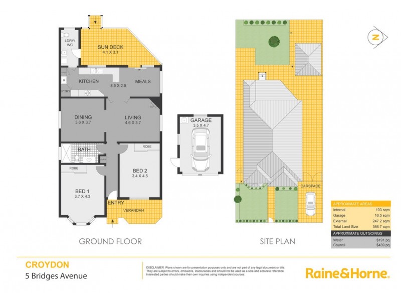5 Bridges Avenue, Croydon NSW 2132 Floorplan