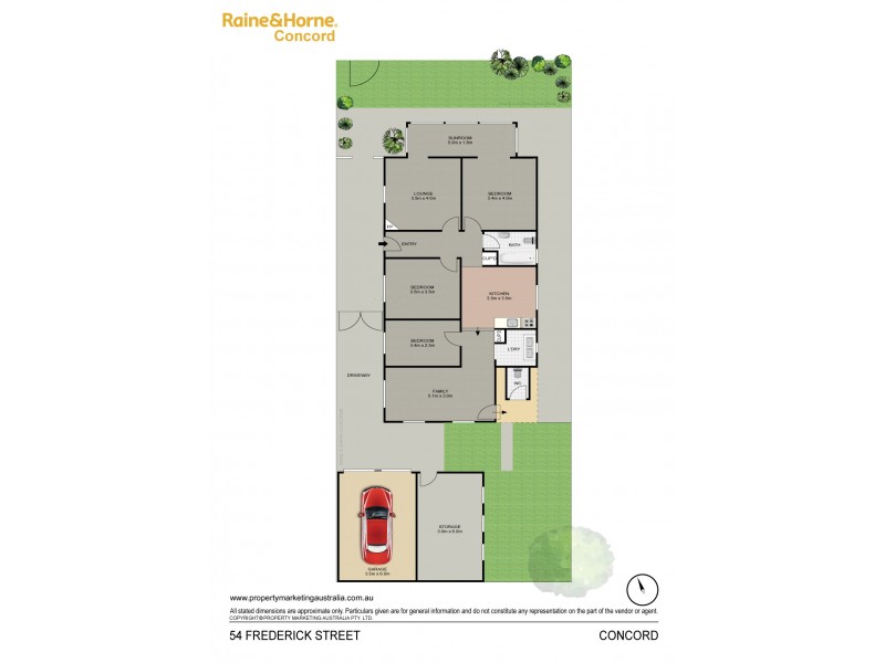 54 Frederick Street, Concord NSW 2137 Floorplan
