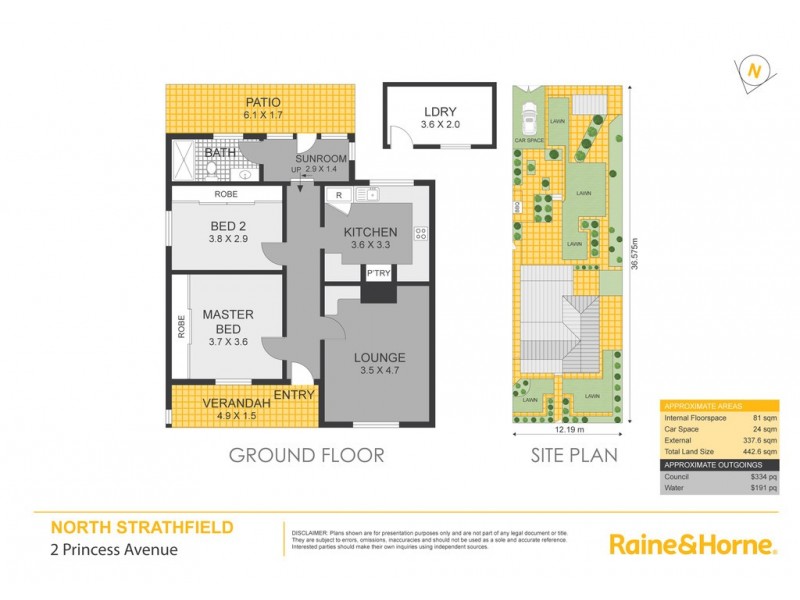 2 Princess Avenue, North Strathfield NSW 2137 Floorplan