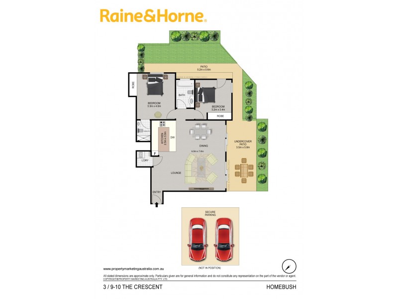 3/9-10 The Crescent, Homebush NSW 2140 Floorplan