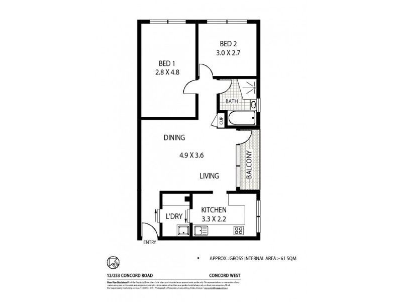 12/253 Concord Road, Concord West NSW 2138